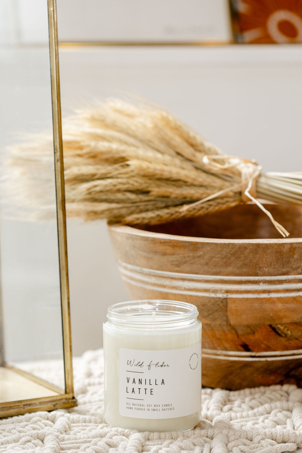 Vanilla Latte Soy Wax Candle