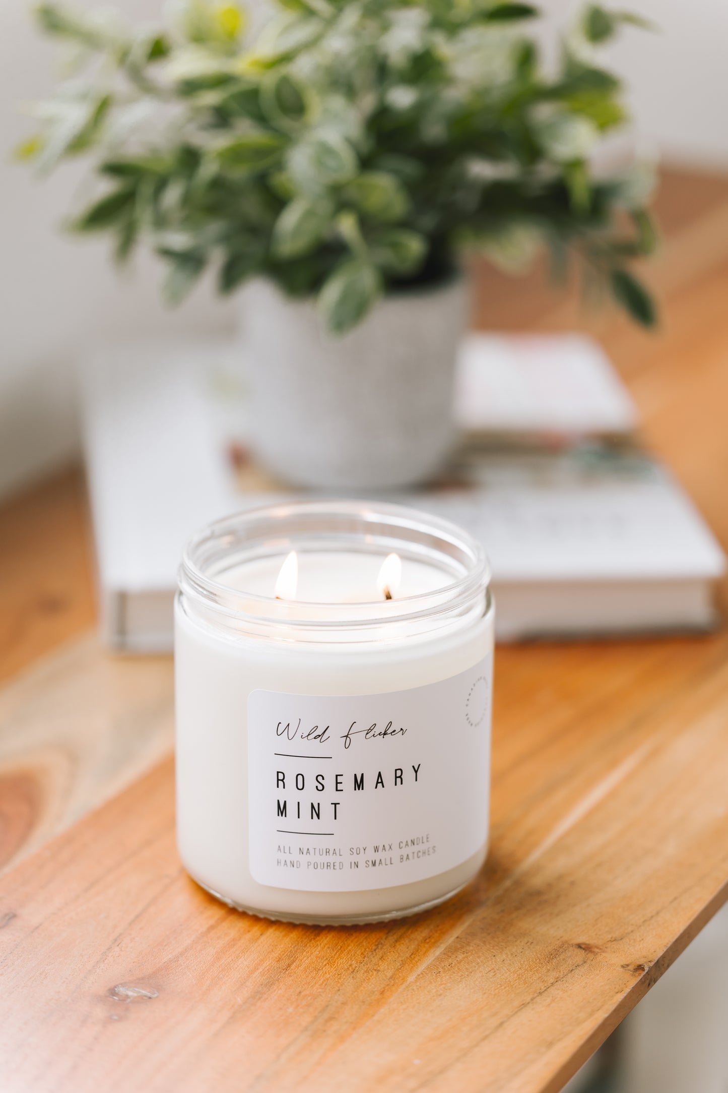 Rosemary Mint Soy Wax Candle