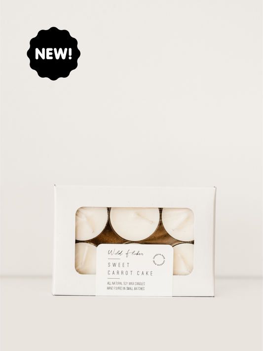 Sweet Carrot Cake Soy Wax Tealight Candles