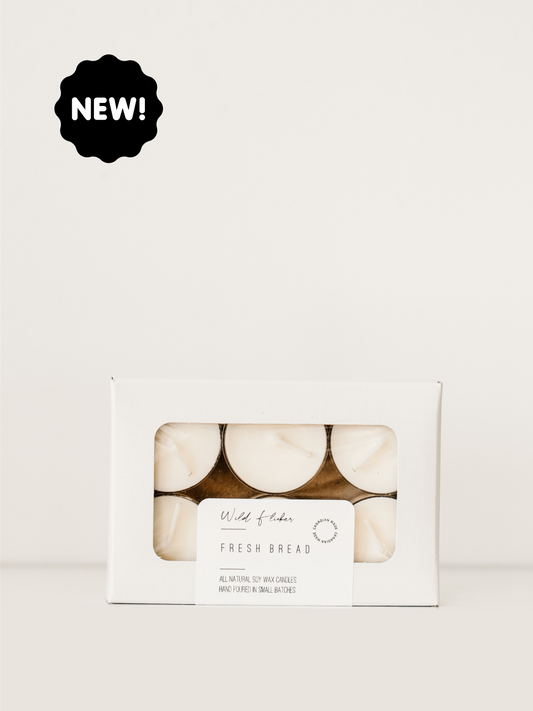 Fresh Bread Soy Wax Tealight Candles