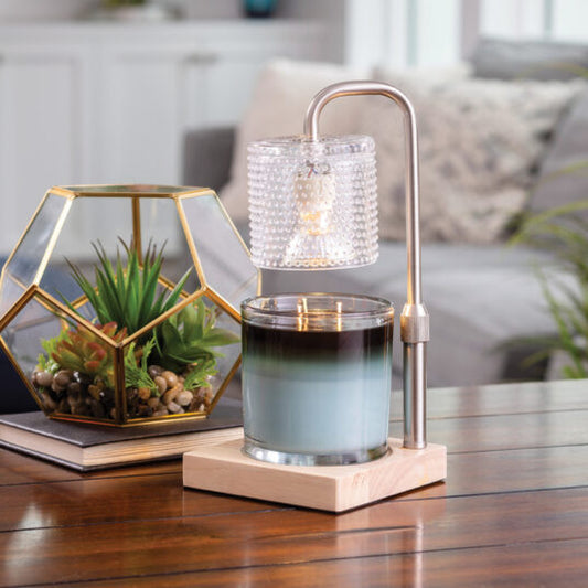 Silver Candle Warmer Lamp