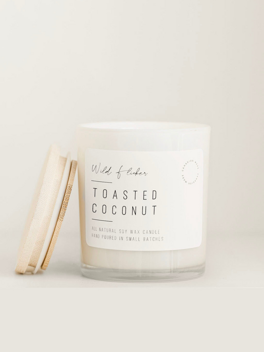 Toasted Coconut Wood Wick Candle
