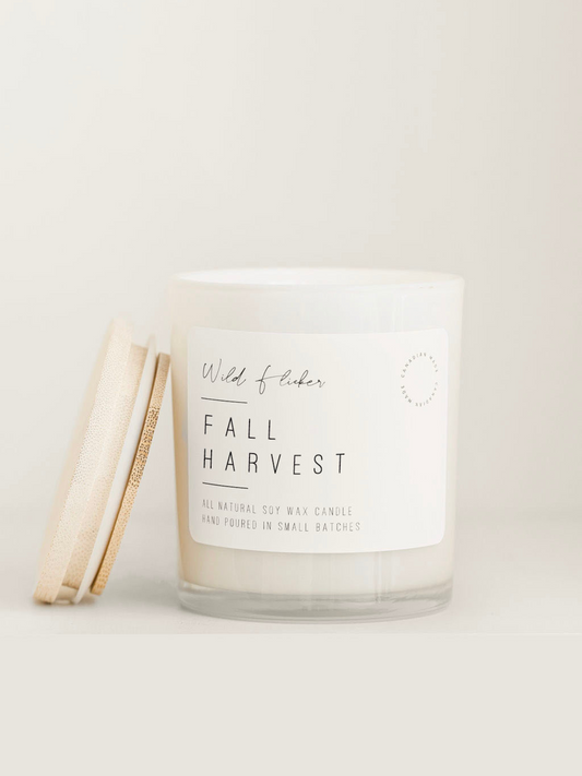 Fall Harvest Wood Wick Candle