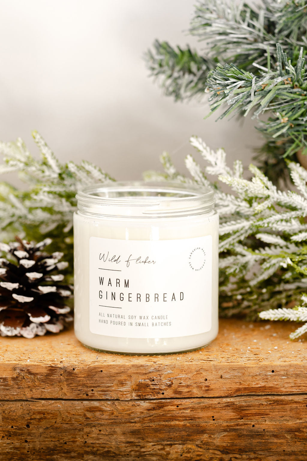 Warm Gingerbread Soy Wax Candle