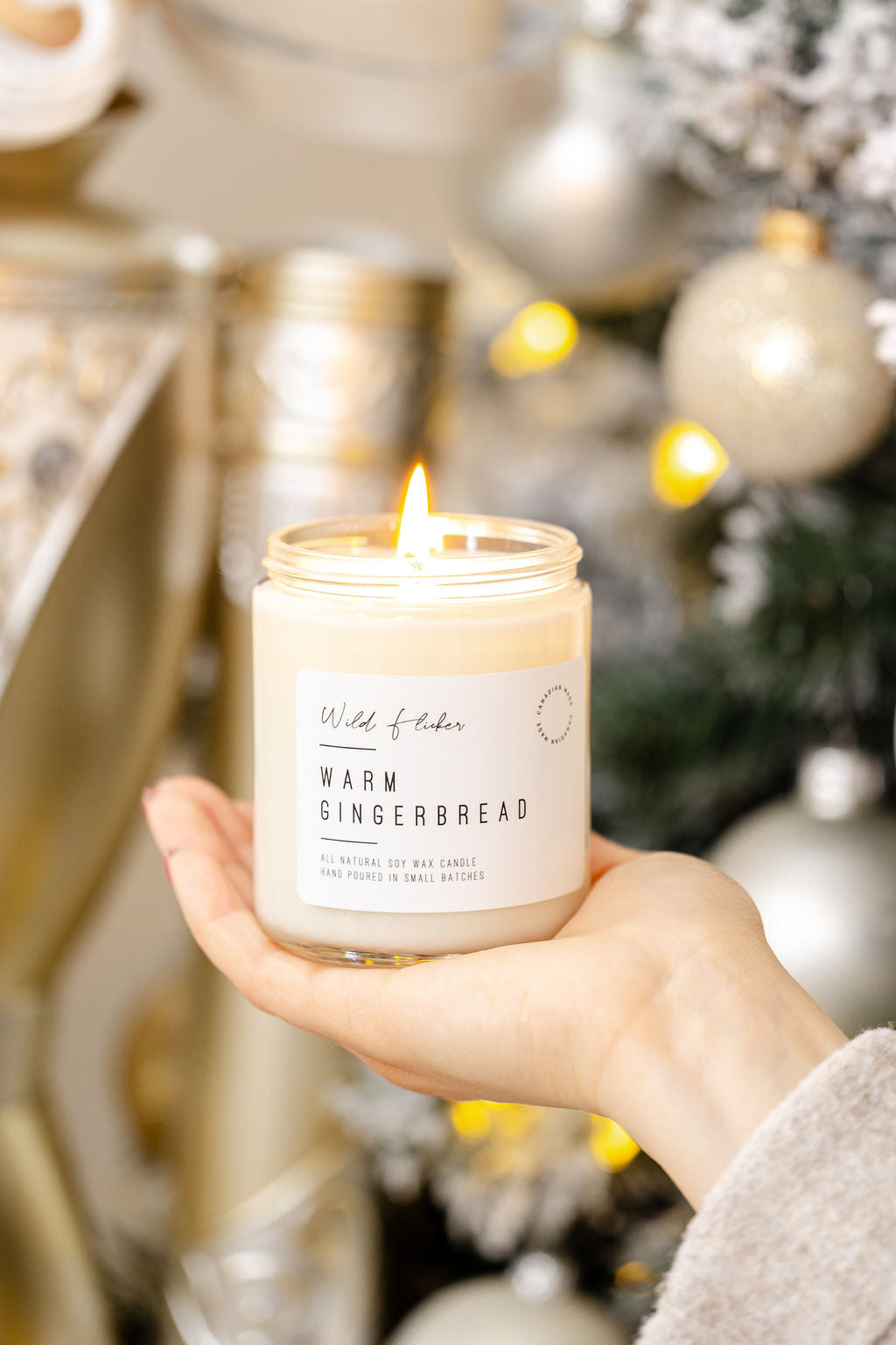 Warm Gingerbread Soy Wax Candle