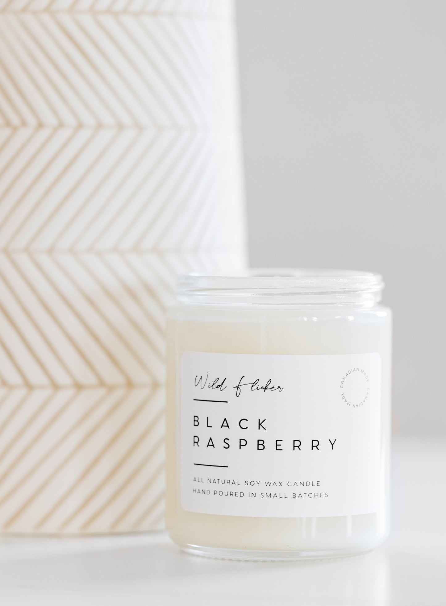 Black Raspberry Soy Wax Candle