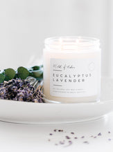 Load image into Gallery viewer, Eucalyptus Lavender Soy Wax Candle
