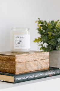 Citrus + Sage Soy Wax Candle