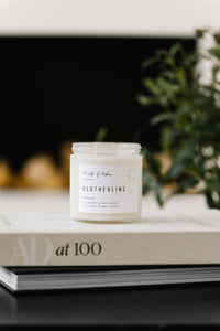 Clothesline Soy Wax Candle