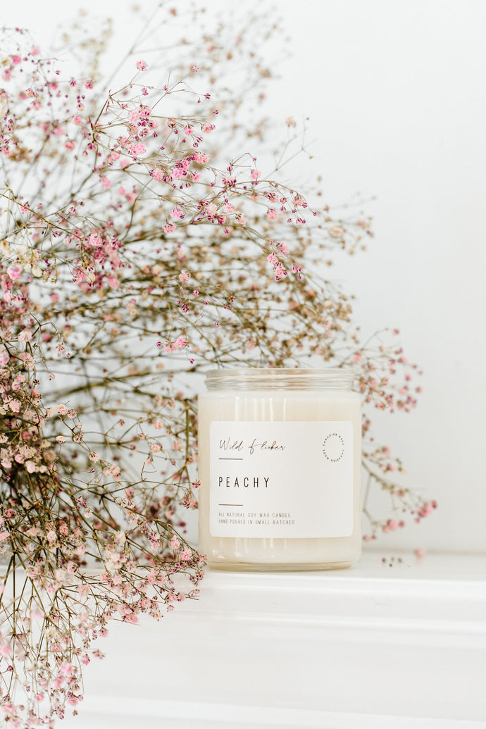 Peachy Soy Wax Candle