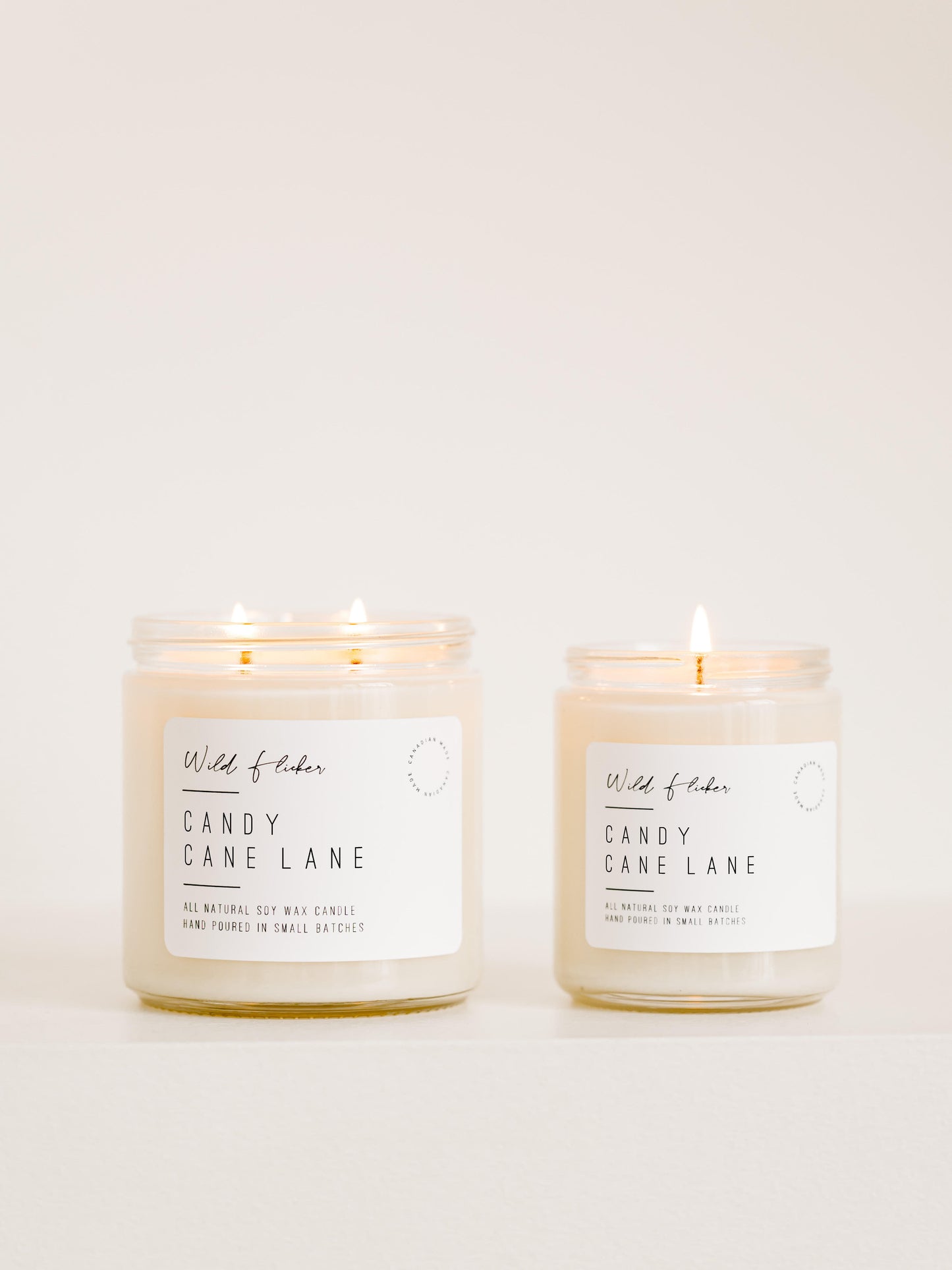 Candy Cane Lane Soy Wax Candle