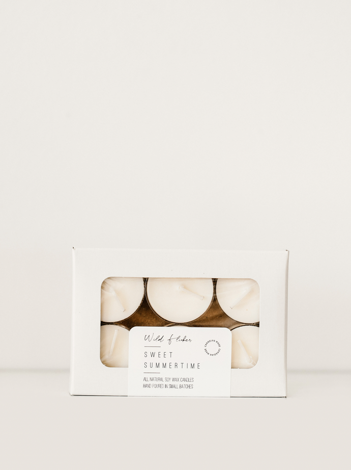 Sweet Summertime Soy Wax Tealight Candles