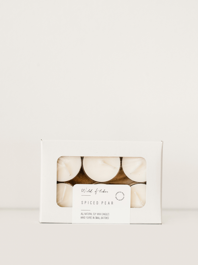 Spiced Pear Soy Wax Tealight Candles