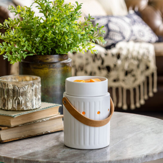 Leather Handle Wax Warmer