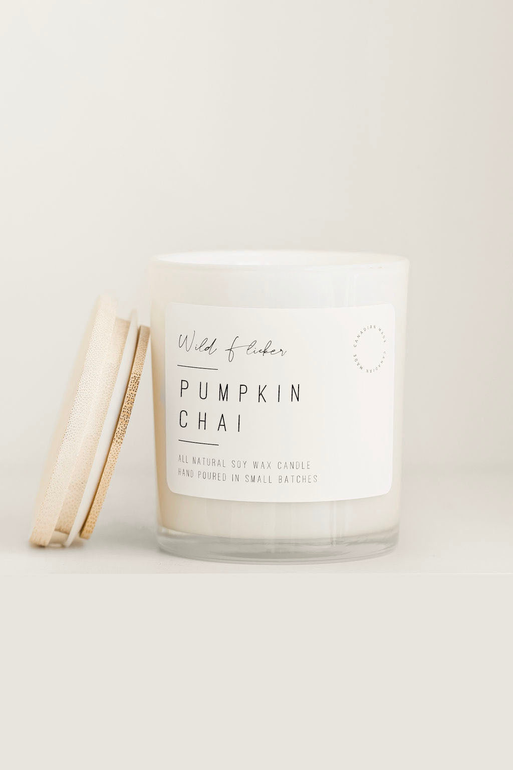 Pumpkin Chai Wood Wick Candle