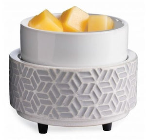 Grey Hexagon Wax Warmer