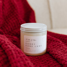 Load image into Gallery viewer, Candy Cane Lane Soy Wax Candle
