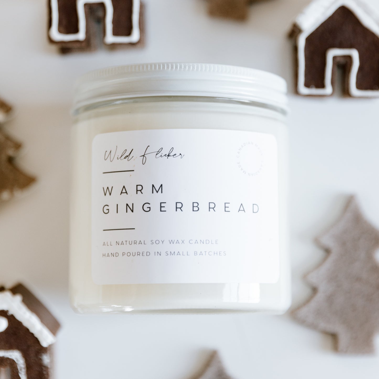 Warm Gingerbread Soy Wax Candle